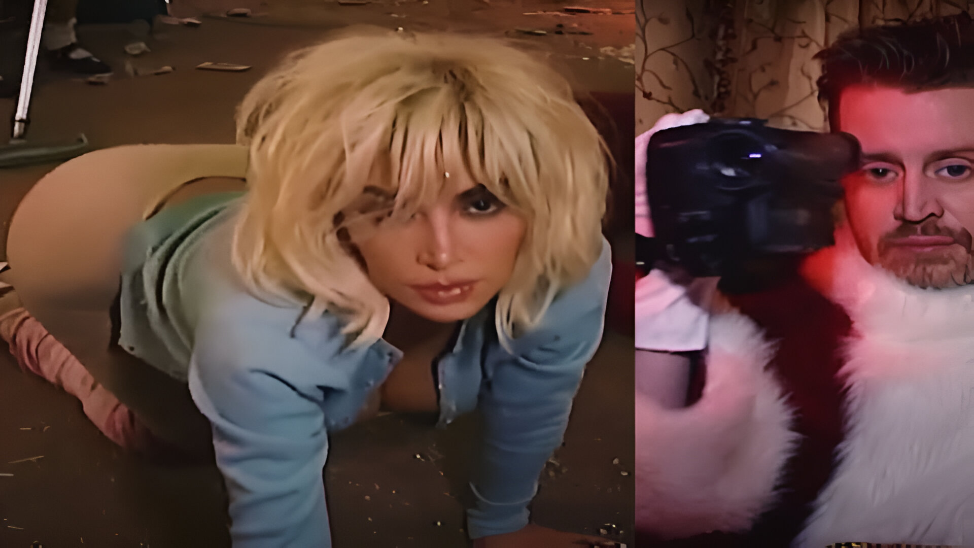 Kim K Crawls the Floor in "Santa Baby" Video f/ Macaulay Culkin